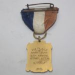 Frank Stranahan's 1950 St. Paul Open 10K Filled Medal w/Ribbon-Low Amateur