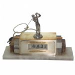 1950 Los Angeles Open Second Low Amateur Clock Trophy