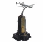 Frank Stranahans 1953 Miami Open Low Amateur Airplane Trophy