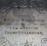 1953 Miami Open $10,000 Low Amateur Tray - Frank Stranahan
