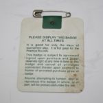 1991 Masters Badge #X17725