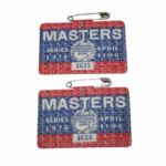 Lot of Two 1976 Masters Badges #4636 and #4635