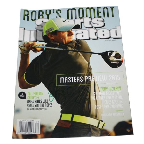 Rory McIlroy Signed Sports Illustrated Magazine JSA COA