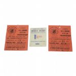Lot of Three Tickets: 1981 US Senior Open (2x) and 1990 Ben Hogan Fort Wayne