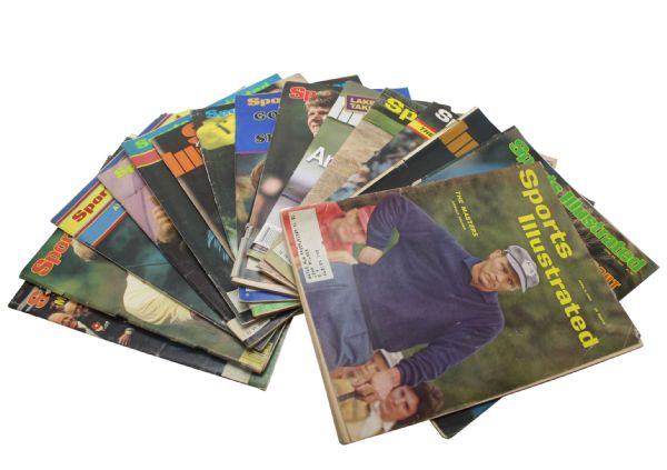 Lot of 15 Golf Related Sports Illustrated Covers - 1960s-current