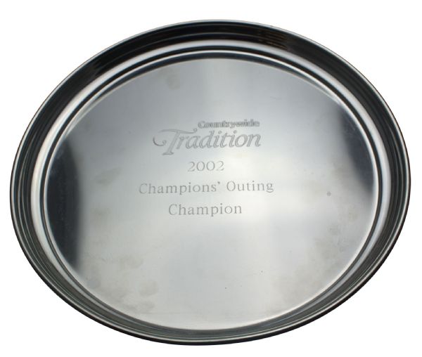 2002 Countrywide Tradition Champions Outing Champion Tiffany Pewter Dish-Fleck Win