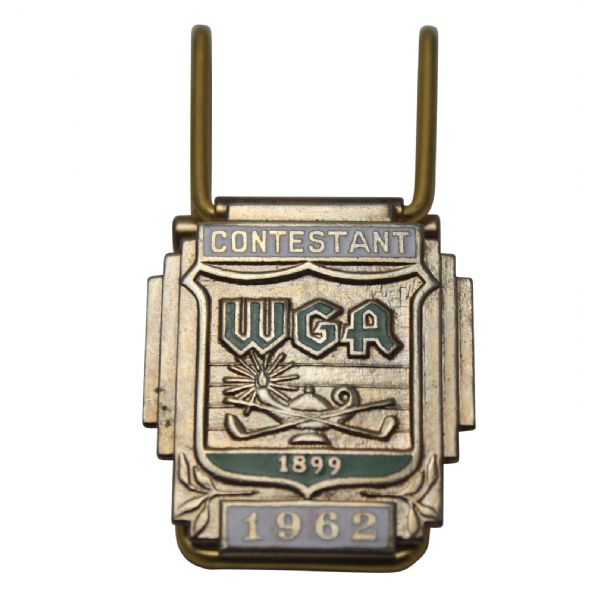 Jack Flecks 1962 WGA  Western Open Contestant Pin-Medinah C.C.