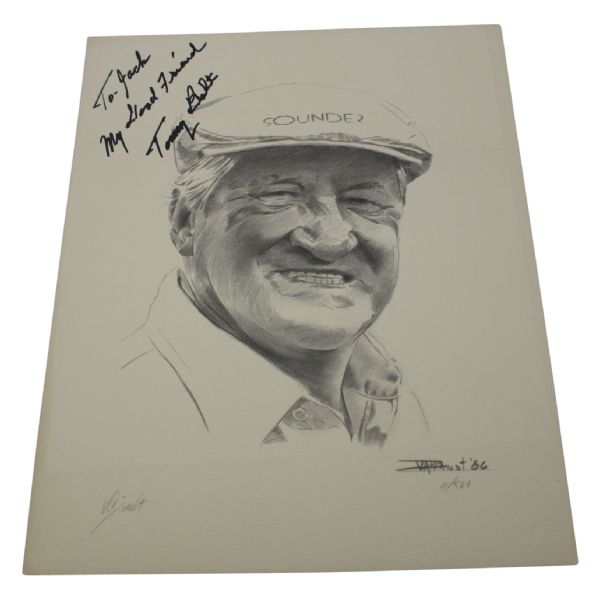 Original Van Zant 11x14 Tommy Bolt Photo Signed by Bolt - 11/500 JSA COA