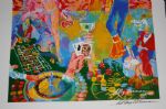 Leroy Neiman Signed Las Vegas Signed Print 'Celebrating 100 Years of Neon' 2005 Serigraph JSA COA