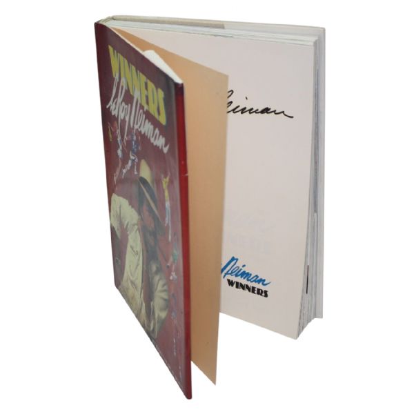 LeRoy Neiman Autographed Book Winners JSA COA