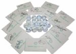 Memorial Champions - 17 Signed Golf Balls and 15 Signed Scorecards JSA COA