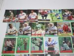 Lot of 33 Autographed Golf Cards JSA COA