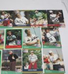 Lot of 33 Autographed Golf Cards JSA COA