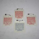 Lot of (4) 1987 Ryder Cup Badges-Muirfield Village-Jack Nicklaus, Tony Jacklin Captains