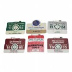 Lot of Foud Memorial Badges Plus Two Additional Badges