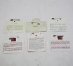 Lot of Foud Memorial Badges Plus Two Additional Badges