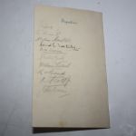 1929 Ryder Cup Teams Signed Menu - Including Two Unpublished Team Photos - SCARCE!