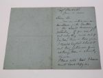 1901 Handwritten Garden G. Smith Letter 
