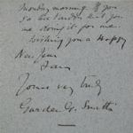 1901 Handwritten Garden G. Smith Letter 