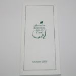 Augusta National Golf Club 2005 Members Directory