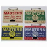 Lot of Four Masters Badges: 70, 73, 74, and 76
