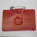 1972 Masters Badge - Nicklaus Victory
