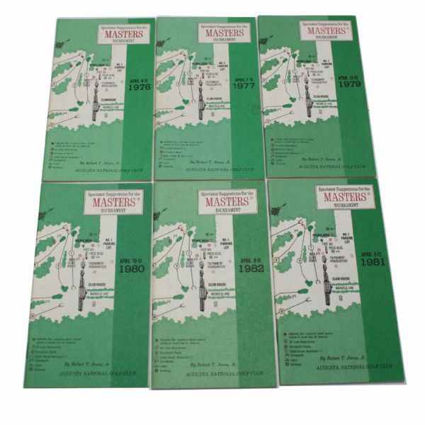 Lot of Six Masters Spec Guides: 76 77 79 80 81 82