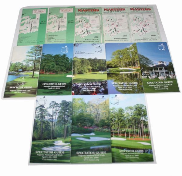 Lot of Thirteen Masters Spec Guides: 83-84, 92, 95-96, 99, 01-06, 08