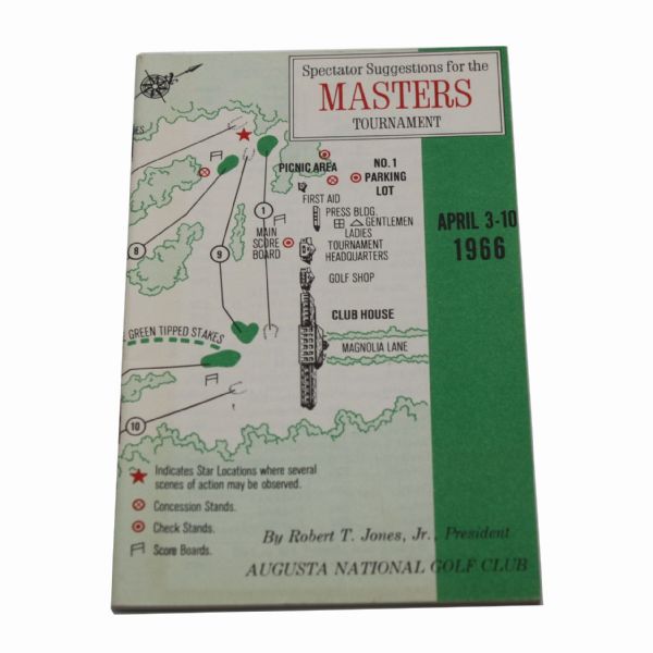 1966 Masters Spec Guide - Jack Nicklaus Victory