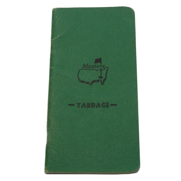 Caddy Booklet - Augusta National - Masters Tournament