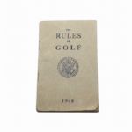 1948 Golf Rules Booklet