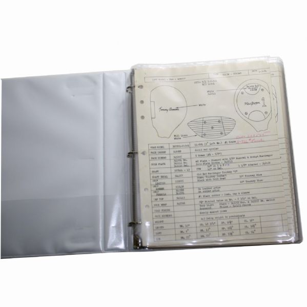 Toney Pennas Personal 1965 Spec Book from MacGregor