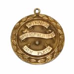 Jack Flecks 1961 PGA Bakersfield Open 14K Champions Medal-Final PGA Win!