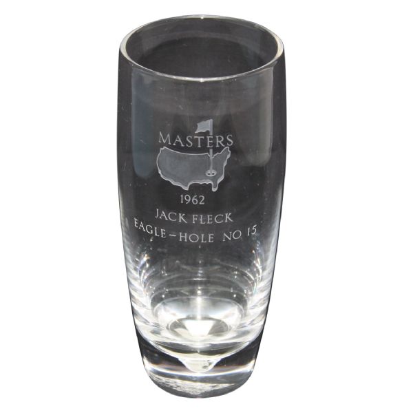 1962 Masters Awarded Eagle Hole #15 Crystal Highball Glass - Jack Fleck