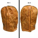 Genuine Leather Hand Tooled Aztec Mayan Indian Art Golf Bag