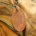 Genuine Leather Hand Tooled Aztec Mayan Indian Art Golf Bag