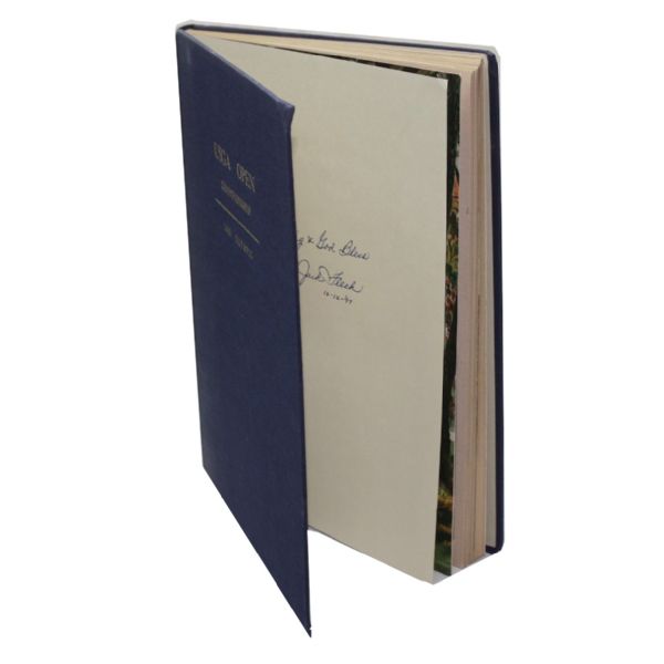Hard Bound USGA Presentation Copy 1955  U.S. Open Program Signed by Jack Fleck 