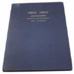Hard Bound USGA Presentation Copy 1955  U.S. Open Program Signed by Jack Fleck 