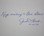 Hard Bound USGA Presentation Copy 1955  U.S. Open Program Signed by Jack Fleck 
