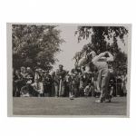 1937 US Open Original Press Photo - Sam Snead Driving-Oakland Hills C.C.