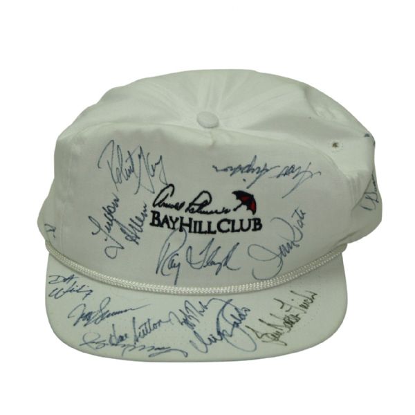 Multi-Signed White Bay Hill Classic Hat - Payne Stewart, Ray Floyd Fuzzy, Etc. JSA COA