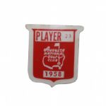 Jack Flecks 1958 Masters Contestant Pin - Palmers 1st Masters Win!