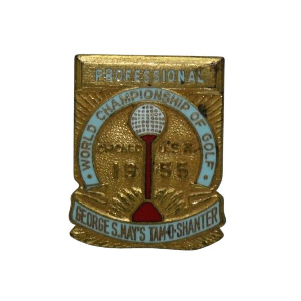 Jack Flecks 1955 Tam-O-Shanter World Championship Contestant Pin