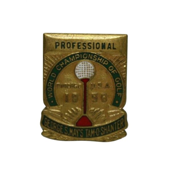 Jack Flecks 1956 Tam-O-Shanter World Championship Contestant Pin