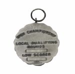 Frank Stranahan's 1960 US Open Local Qualif. Rounds Low Scorer Silver Medal - Detroit