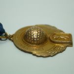 Frank Stranahan's 1950 Long Beach Invitational 1st Amateur Medal - with Ribbon