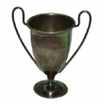Sterling Silver Golf Presentation Cup with Crossed Clubs - 1877-1902