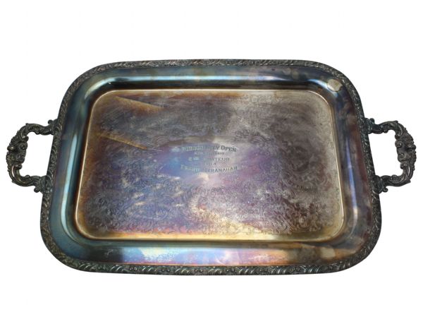 Frank Stranahans 1954 Rubber City Open 2nd Amateur Tray