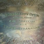 Frank Stranahan's 1954 Rubber City Open 2nd Amateur Tray