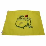 Jack Nicklaus Signed 2014 Masters Embroidered Flag JSA COA